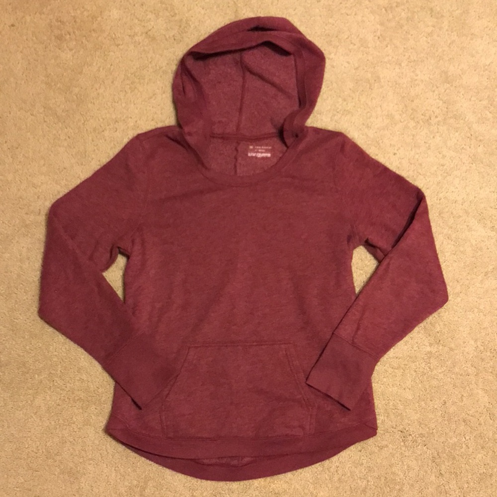 Tek Gear Maroon Hoodie Sweatshirt